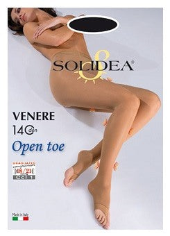 solidea by calzificio pinelli venere 140 open toe collant camel 4xl xl solidea ean 8300496048695