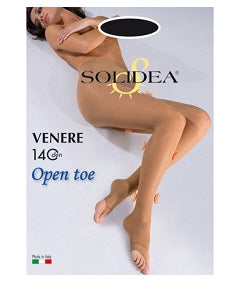 solidea by calzificio pinelli venere 140 open toe collant nero 1 s solidea ean 8300496048596
