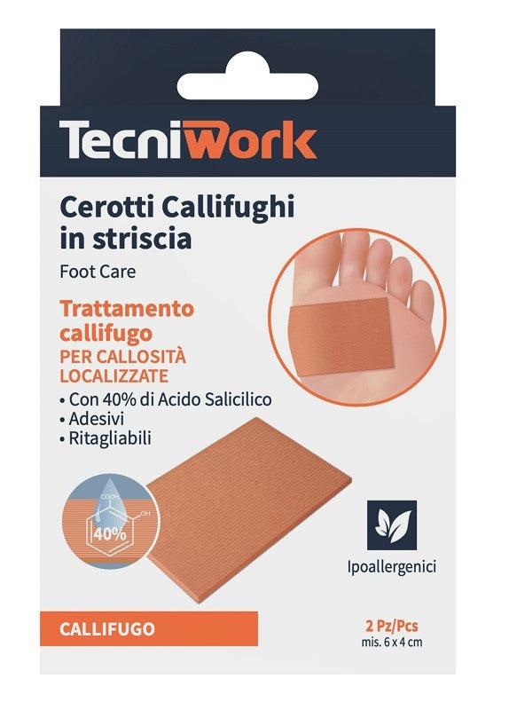tecniwork cerotti callifughi in striscia confezione da 2 pezzi nightday ean 8023568141796