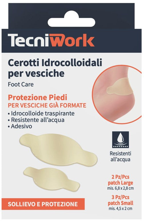 tecniwork cerotti idrocolloidali per vesciche 5 pezzi tecniwork ean 8023568146913