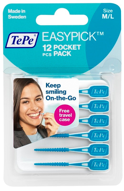 tepe prodotti ig orale tepe easypick ml blu 12 pezzi tepe ean 7317400020372