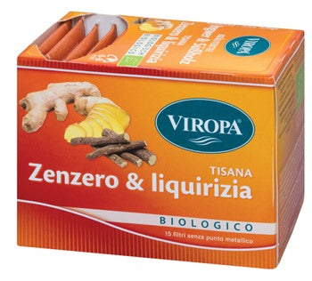 viropa import viropa zenzero liquirizia 15 bustine viropa ean 8012636005146