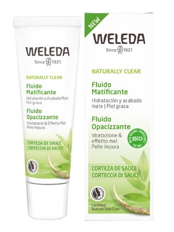 weleda italia srl naturally clear fluido opacizzante 30 ml weleda ean 4001638500227