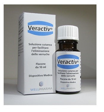 wellpharma veractiv soluzione cutanea 10 ml