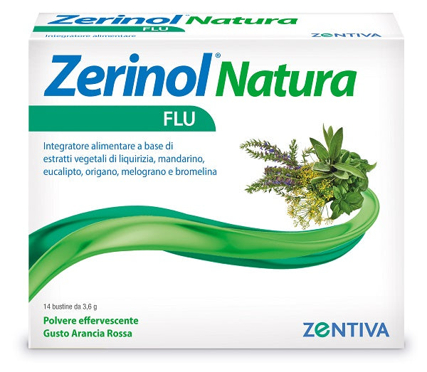 zentiva italia zerinol natura flu 14 bustine zerinol