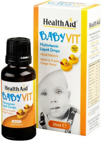 health aid babyvit multivit 25 ml 1 pezzo ean 5019781014507