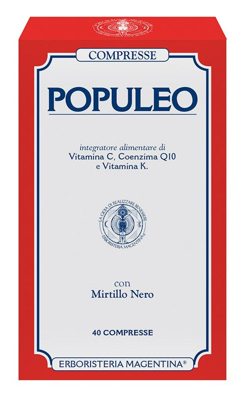 erboristeria magentina populeo compresse 40 compresse erboristeria magentina ean 8059300781395