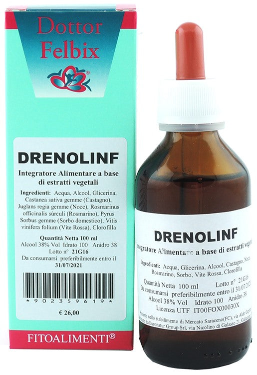 euronatur drenolinf gocce 100 ml