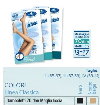 desa pharma sauber gambaletto 70 maglia liscia neutro beige 3 linea classica sauber ean 8001443052986