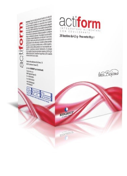 biogroup societa benefit actiform 20 bustine da 45 g biogroup