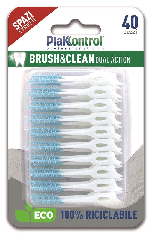ideco plakkontrol brush clean scovolini spazi stretti 40 pezzi plakkontrol ean 8019029000535