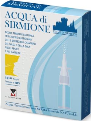 menarini otc acqua sirmione minerale naturale 6 fiale 15 ml acqua di sirmione ean 8033772636155