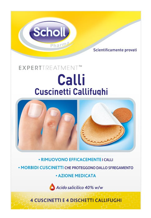 scholls cerotto callifugo calli duri 4 cerotti 4 dischetti scholls ean 5038483193587