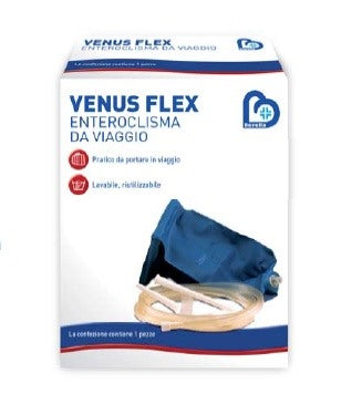 borella enteroclisma in plastica da viaggio venus flex