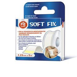 pikdare cerotto in rocchetto pic soft fix tessuto non tessuto 125x500 cm con fustella pic ean 8058090006169