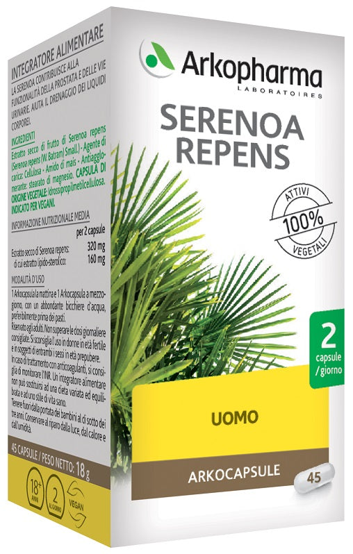arkofarm serenoa repens 45 capsule arkofarm ean 3578831410970