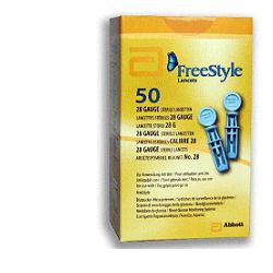 abbott diabetes care italia lancette pungidito freestyle gauge 28 50 pezzi freestyle ean 5021791708536