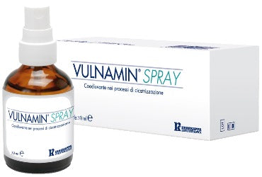 professional dietetics vulnamin spray 30ml flacone in vetro con erogatore a tasto vulnamin ean 8021756000641