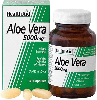 health aid aloe vera 30 capsule molli ean 5019781024421