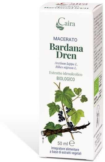 caira laboratorio erb sa caira bardanadren macerato idroalcolico bio gocce 50 ml