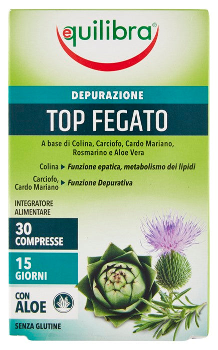 equilibra syrio top fegato con aloe 30 compresse equilibra ean 8000137001972