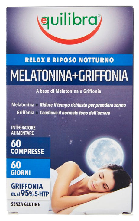 equilibra syrio melatonina griffonia 60 compresse equilibra ean 8000137002054