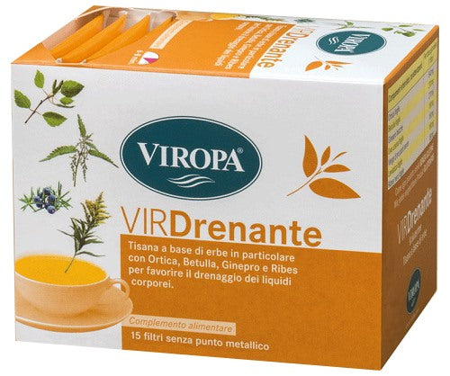 viropa import viropa drenante tisana 15 bustine viropa ean 8012636005634