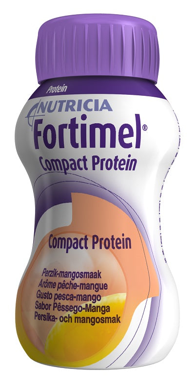 danone nutricia soc ben nutricia fortimel compact protein gusto pesca e mango 4 bottiglie da 125 ml ean 8716900569487