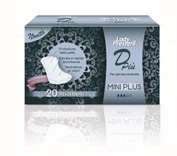 corman lady presteril dpiumini plus 20 pezzi lady presteril ean 8016867003834