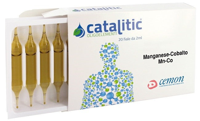 cemon catalitic oligoelementi manganese cobalto mn co 20 ampolle cemon ean 8013901655547