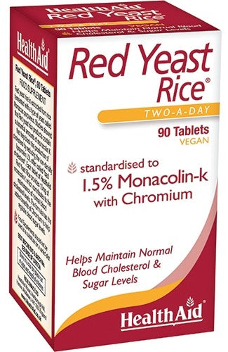 health aid red yeast rice riso rosso 90 compresse ean 5019781011254