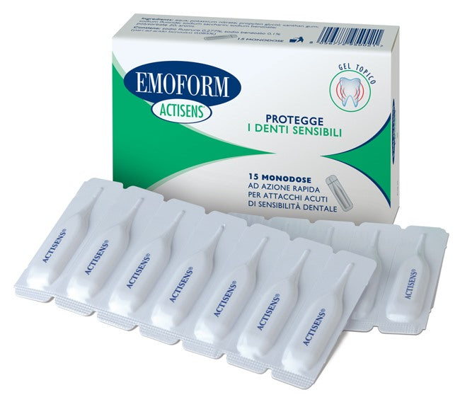 polifarma benessere emoform actisens gel 15 fiale da 2 ml emoform ean 8056772950021
