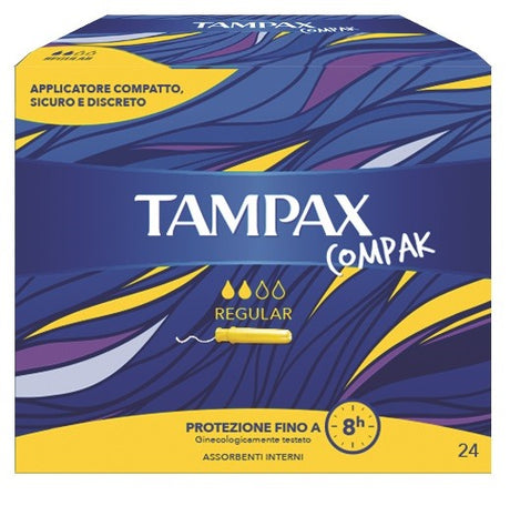 fater femcare tampax compax regular 24 pezzi tampax ean 4015400285892