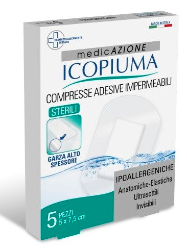 desa pharma garza compressa icopiuma medicata postoperatoria 5x75 cm 5 pezzi icopiuma ean 8026486009193