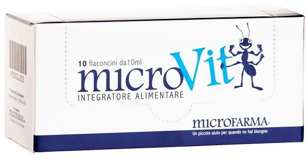 microfarma microvit 10 flaconcini da 10 ml microfarma
