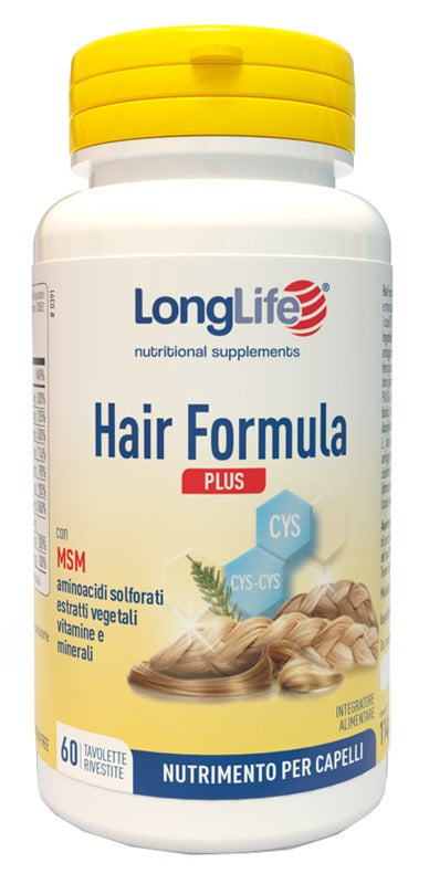 longlife longlife hair formula plus 60 tavolette long life ean 8054521001130