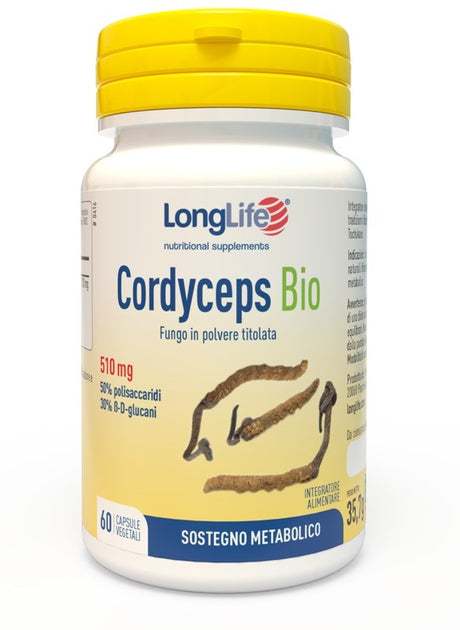 longlife longlife cordyceps bio 60 capsule long life ean 8054521000805