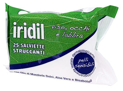 montefarmaco iridil salviette struccanti 25 pezzi iridina ean 8058363613766
