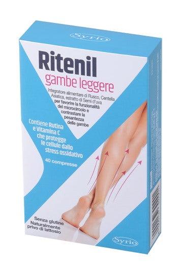syrio ritenil gambe leggere 40 compresse syrio ean 8000137302901