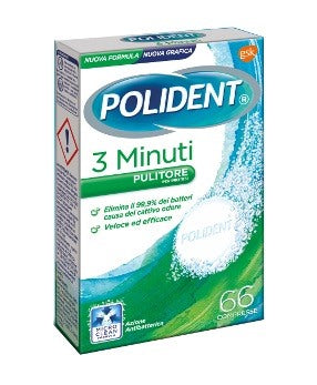 haleon italy polident 3 minuti 66 compresse polident ean 5054563009722