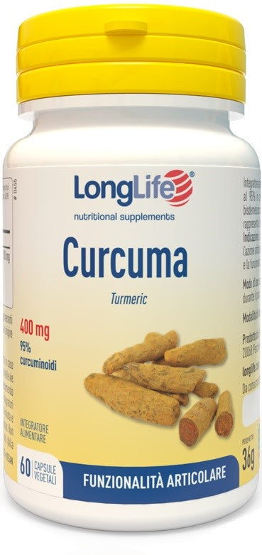 longlife longlife curcuma 60 capsule vegetali long life ean 8054521000829
