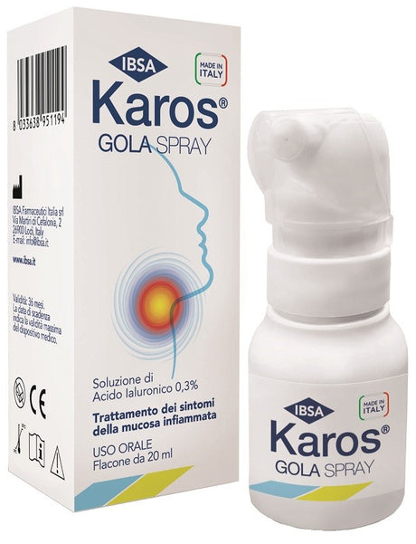ibsa farmaceutici karos spray orale 03 20 ml karos ean 8033638951194