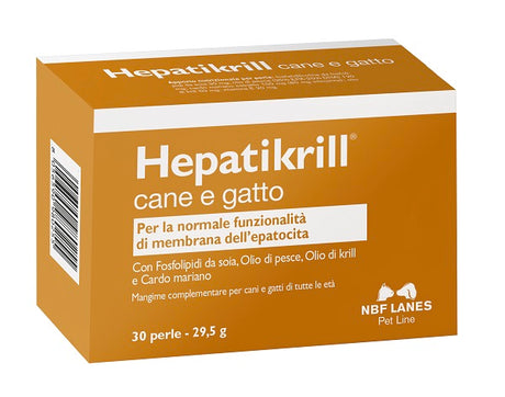 nbf lanes vet hepatikrill cani e gatti blister 30 perle n b f lanes ean 8056590980255