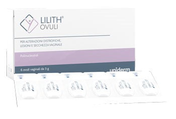 uniderm ovuli vaginali lilith 6 pezzi uniderm ean 8032836151436