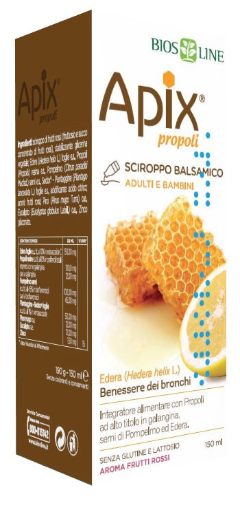 bios line apix propoli sciroppo balsamico senza conservanti 150 ml biosline apix ean 8030243024244