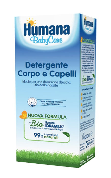 humana italia humana baby care detergente corpocapelli 300 ml humana ean 8031575651207