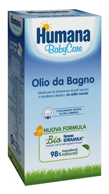humana italia humana baby care olio da bagno 200 ml humana ean 8031575651290