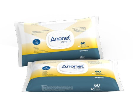 uniderm farmaceutici anonet salviette 60 pezzi anonet ean 8032836151764