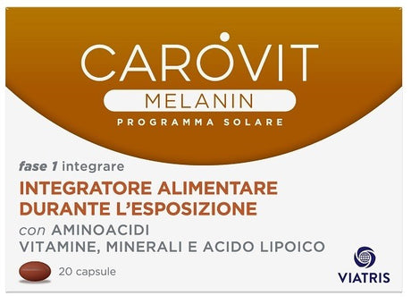 cooper ch carovit melanin programma solare 20 capsule carovit ean 8019629005381