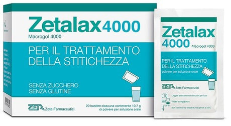zeta farmaceutici zetalax 4000 20 bustine da 107 g zeta farmaceutici ean 8056772638622